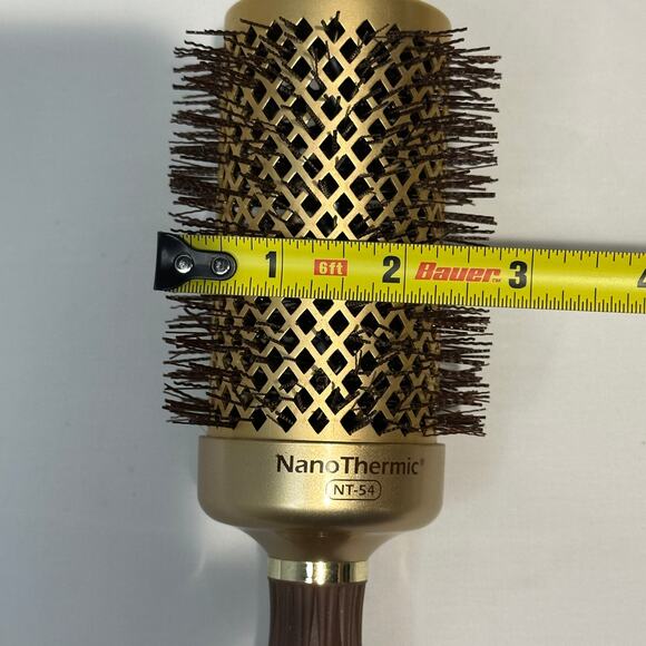 2-1/8" Olivia Garden NanoThermic Ceramic + Ion Round Thermal Hair Brush NT-54 - Picture 5 of 5